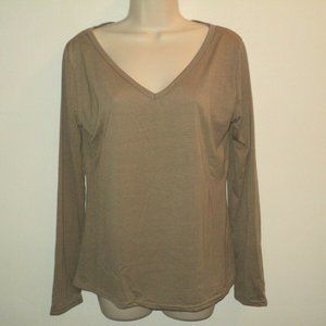 Basic Tee Shirt XL (Runs Smaller) Light Brown